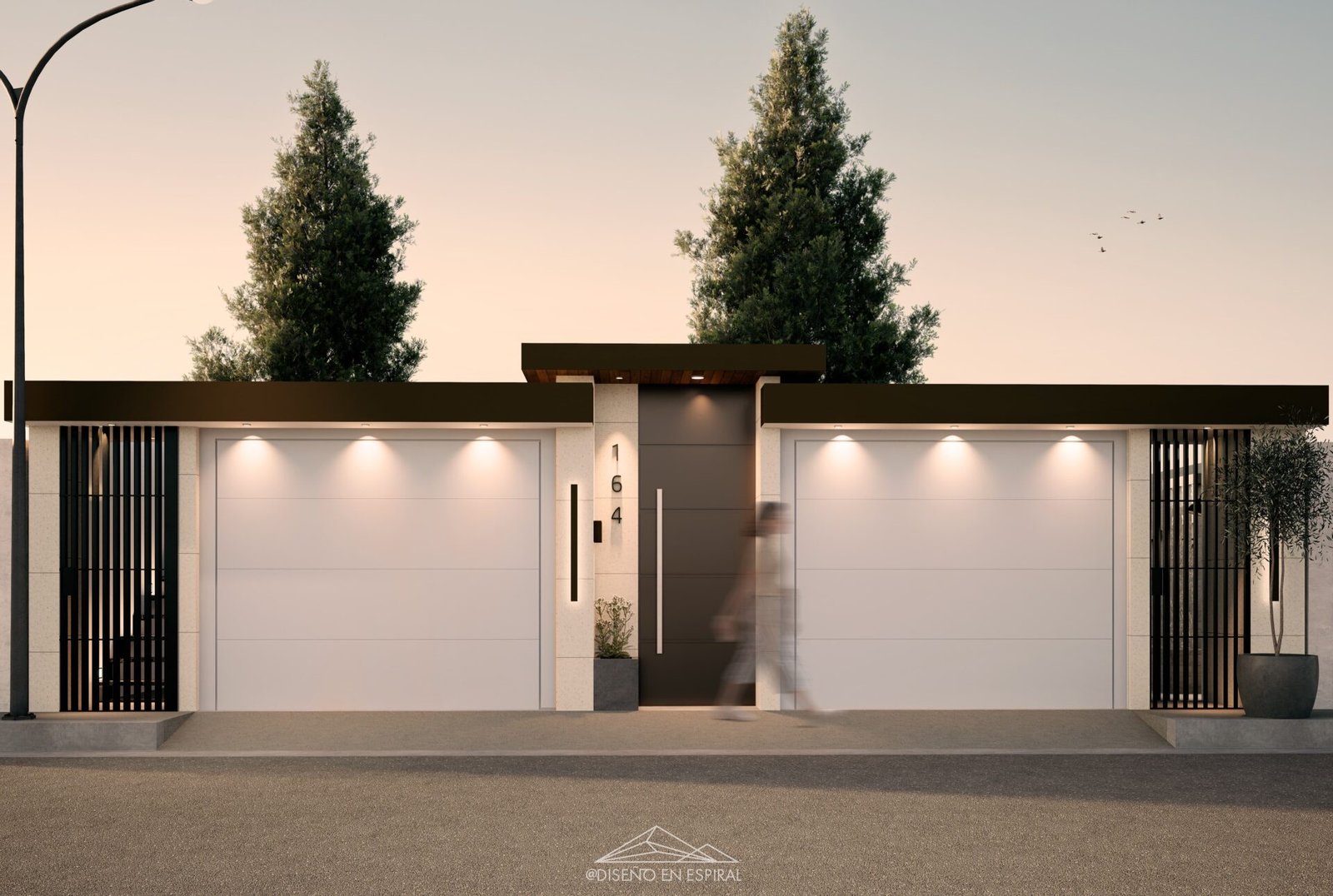 Residencial con diseño contemporáneo en Tijuana por Diseño en Espiral Arquitectura