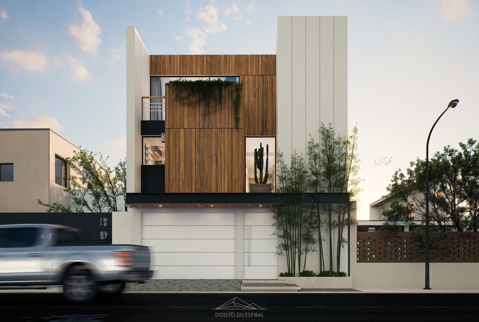 Residencial con diseño contemporáneo en Tijuana por Diseño en Espiral