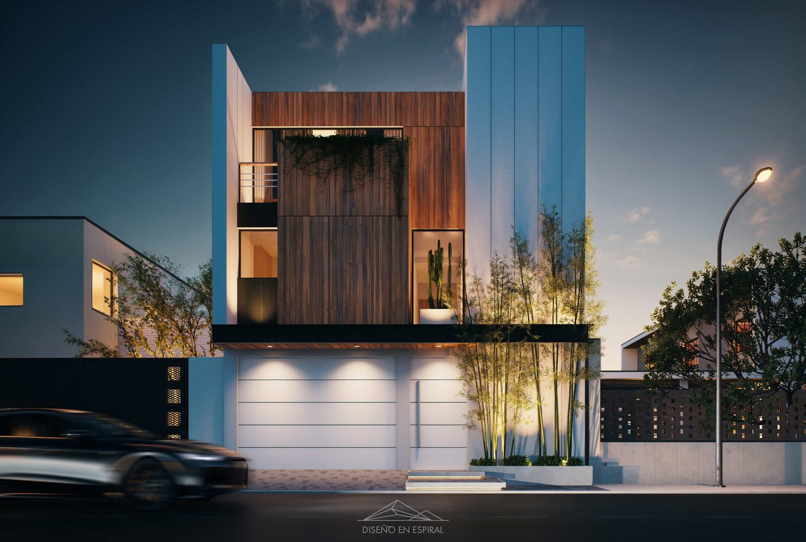 Residencial con diseño contemporáneo en Tijuana por Diseño en Espiral