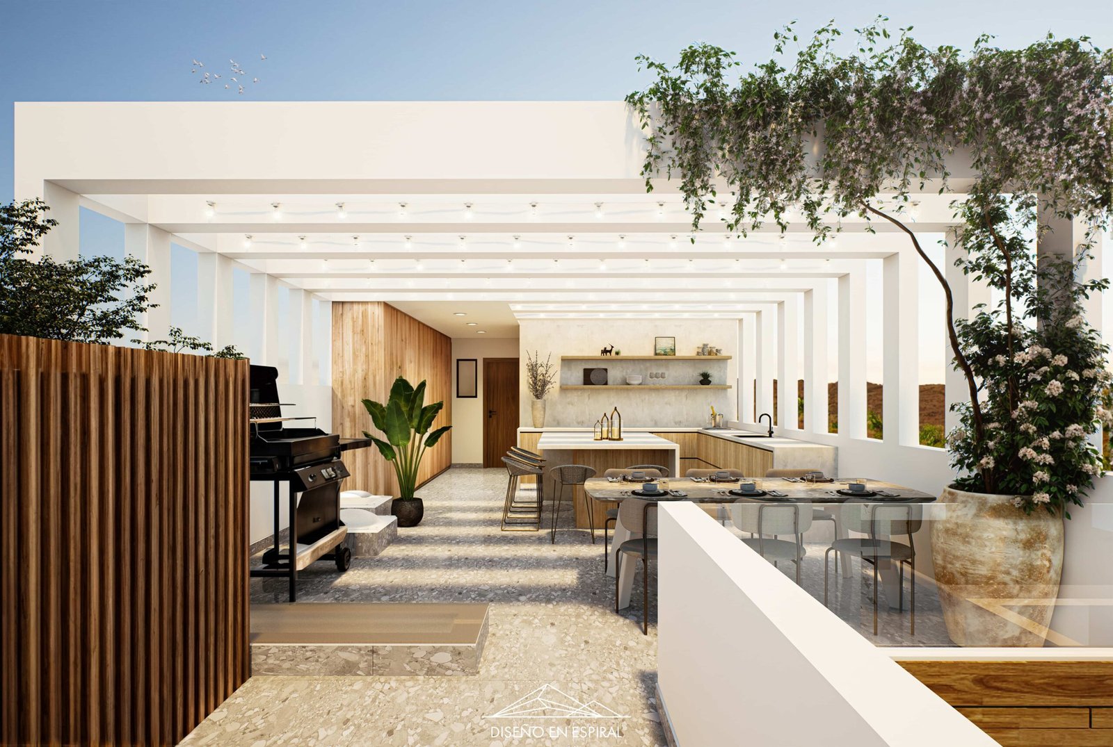 Residencial con diseño contemporáneo en Tijuana por Diseño en Espiral