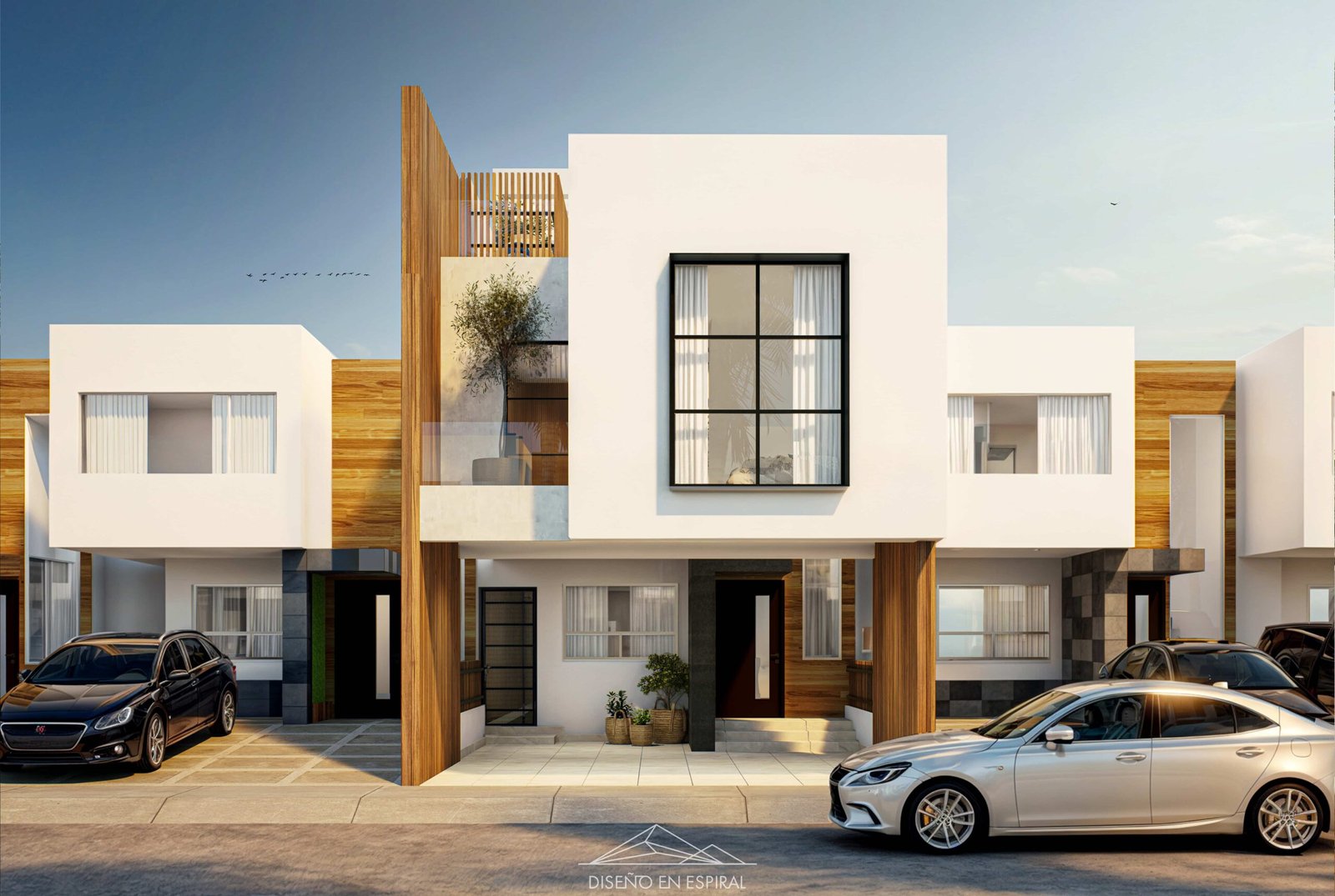 Residencial con diseño contemporáneo en Tijuana por Diseño en Espiral