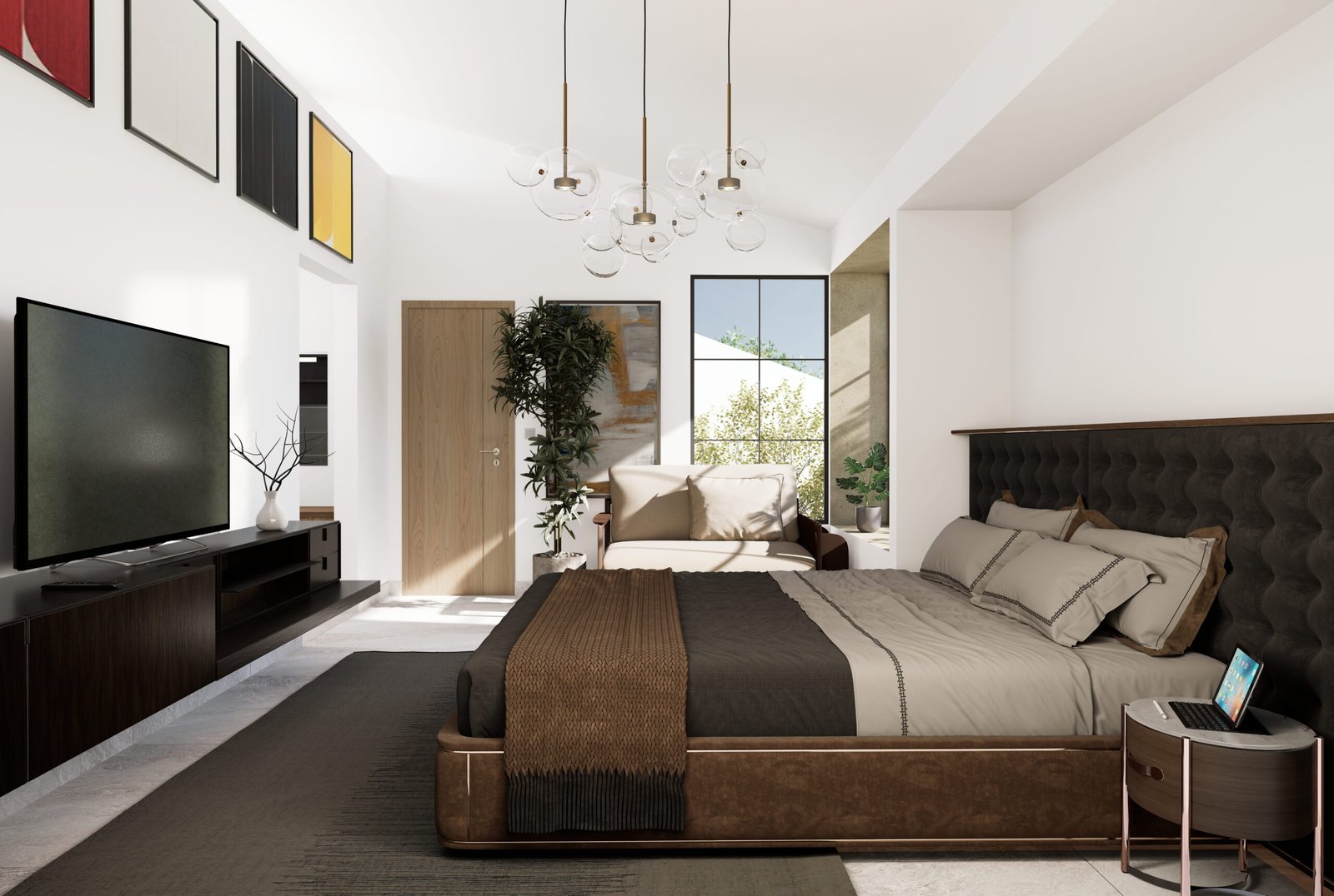 Recámara con diseño contemporáneo en Tijuana por Diseño en Espiral