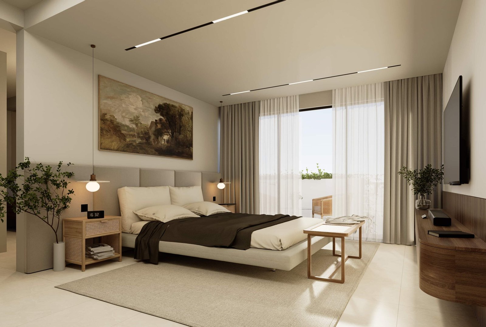 Recamara con diseño contemporáneo en Tijuana por Diseño en Espiral